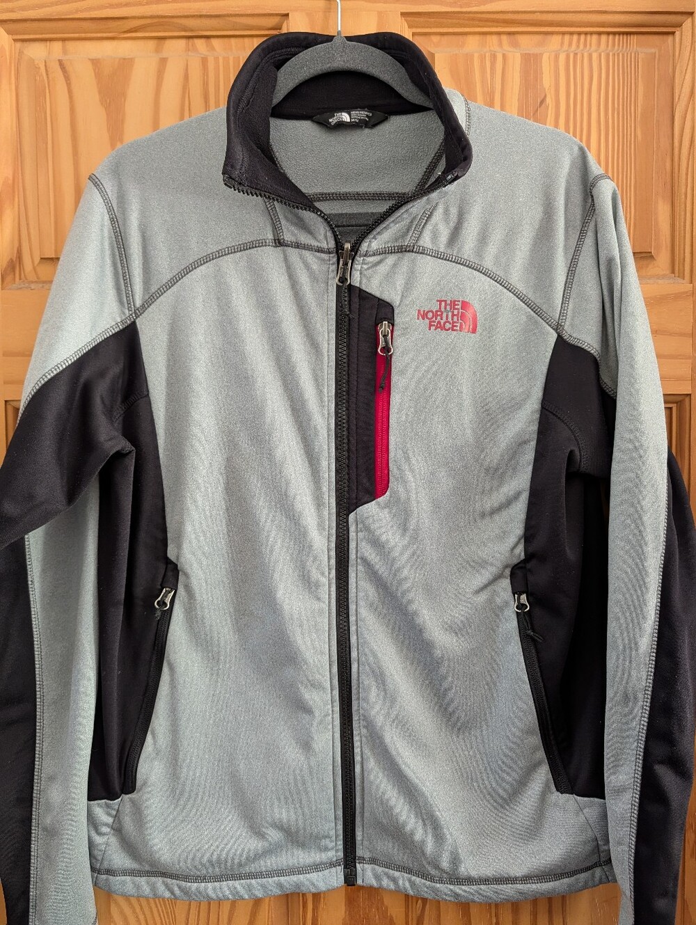The North Face Cinder Tenacious Full Zip Jacket Gray Black Men's Size Medium